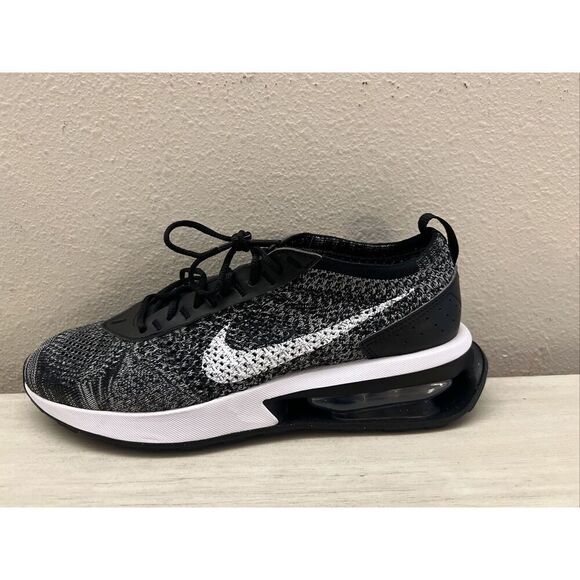 Nike DJ6106-001 Men’s Sz 7 Women Sz 8.5 Air Max Flyknit Racer Black - Picture 11 of 11